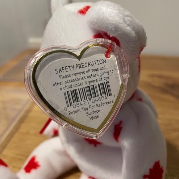 Ty Beanie Babies Chinook Canadian Maple Leaf Classic Bear 2000 in Box – VINTAGE - Picture 4 of 11